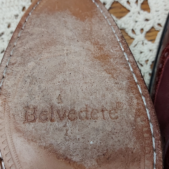 Studio Belvedere crocodile pointy toe dress oxford shoes - Picture 9 of 9